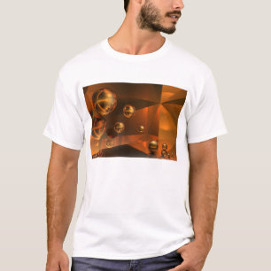 Camiseta Esferas doradas