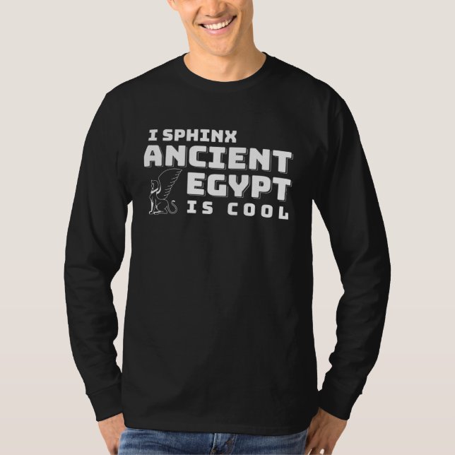 Camiseta Esfinge Antiguo Egipto Es Cool Egipcio (Anverso)