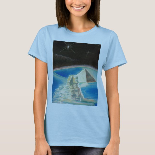 Camiseta Esfinge azul (Anverso)
