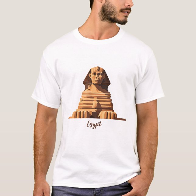 Camiseta Esfinge de Egipto (Anverso)