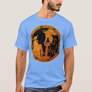 Camiseta Esfinge de la Antigua Grecia de los abetos