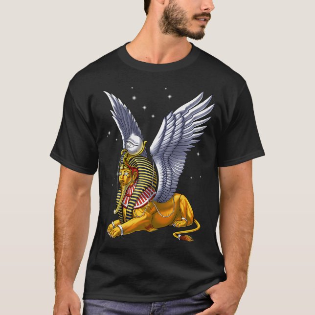 Camiseta Esfinge del Antiguo Egipto (Anverso)