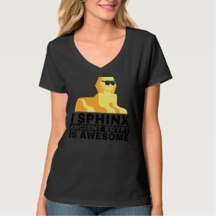 Camiseta Esfinge Egipto antiguo e impresionante profesor de