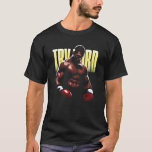 Camiseta esfuerzo de boxeo