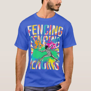 Camiseta Esgrima de esgrima colorida