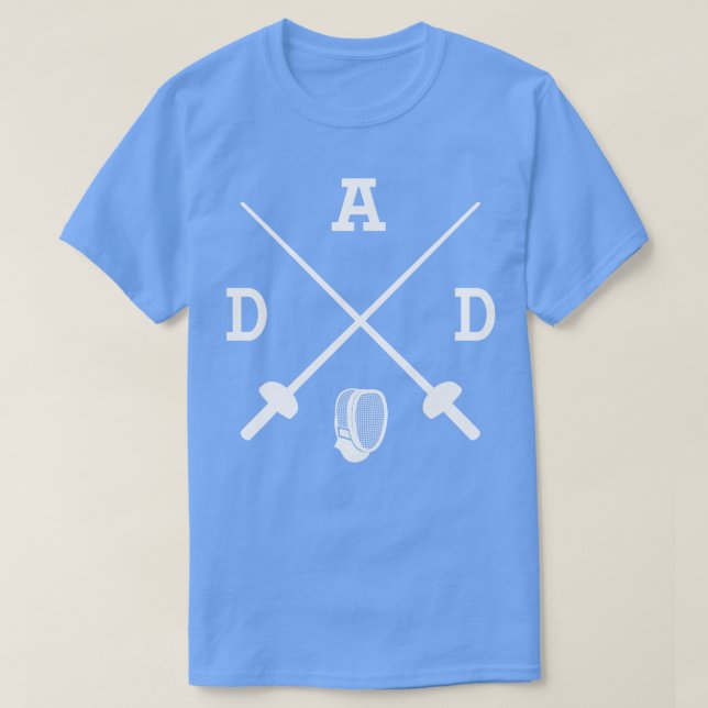 Camiseta Esgrima de esgrima de esgrima de esgrima (Diseño del anverso)
