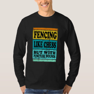 Camiseta Esgrima De Esgrima Deportiva Pun Para Hombres Muje