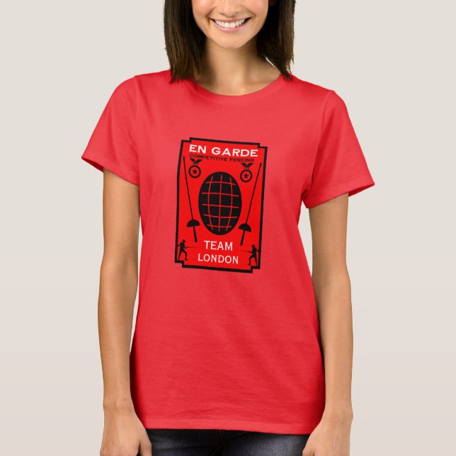 Camiseta Esgrima de espadas competitiva (Anverso)