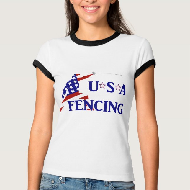 Camiseta Esgrima de Estados Unidos (Anverso)