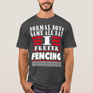 Camiseta Esgrima de la reacción de los hombres deportivos