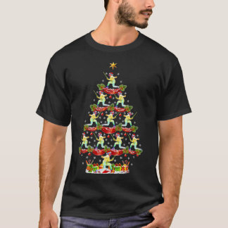 Camiseta Esgrima de Navidad Árbol de esgrima Deportes Navid