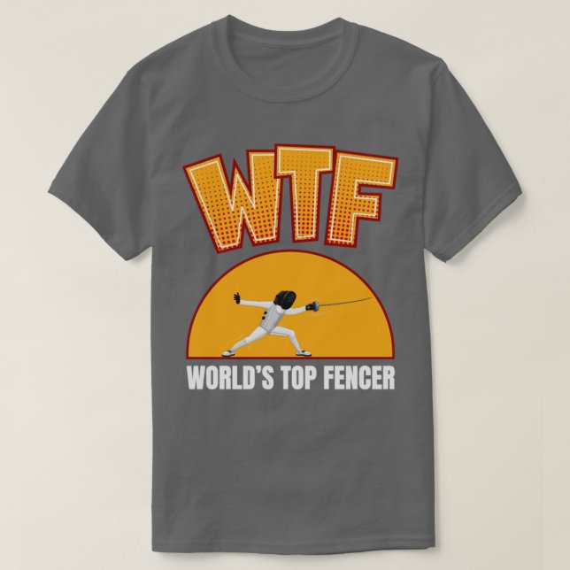 Camiseta Esgrima de WTF (Diseño del anverso)