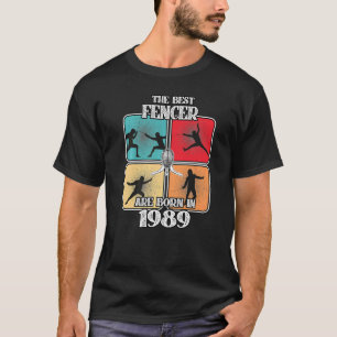 Camiseta Esgrima deportiva de esgrima de esgrima de 33 años