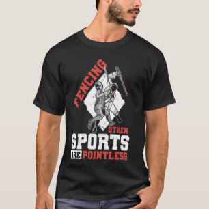 Camiseta Esgrima Deportiva Esgrima, lucha espada Epee Saber