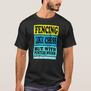 Camiseta Esgrima Deportiva Pun Para Hombres Mujeres Niños C