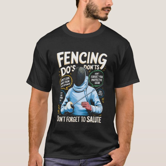 Camiseta Esgrima Divertida (Anverso)