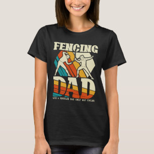 Camiseta Esgrima divertida para papá de esgrima Saber Epee