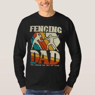 Camiseta Esgrima divertida para papá de esgrima Saber Epee
