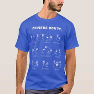 Camiseta Esgrima Divertido No Cartoonee Regalo chica