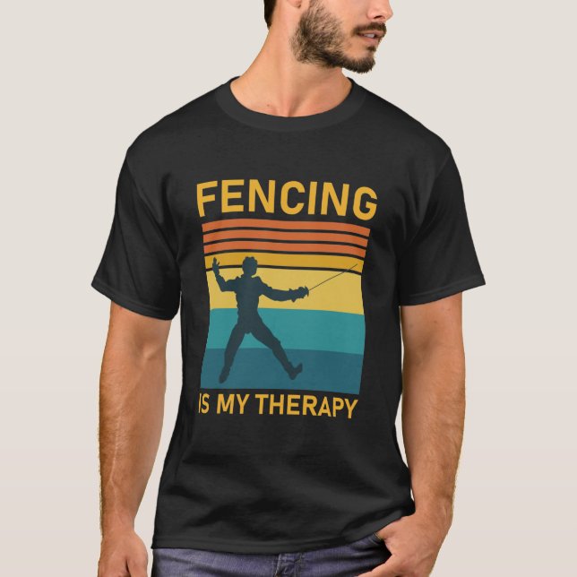 Camiseta Esgrima es mi terapia (Anverso)
