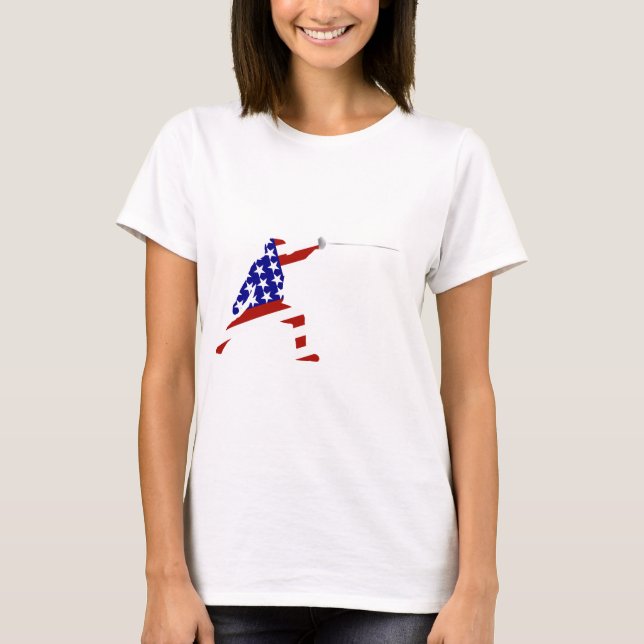 Camiseta Esgrima/Esgrima para todo Estados Unidos (Anverso)
