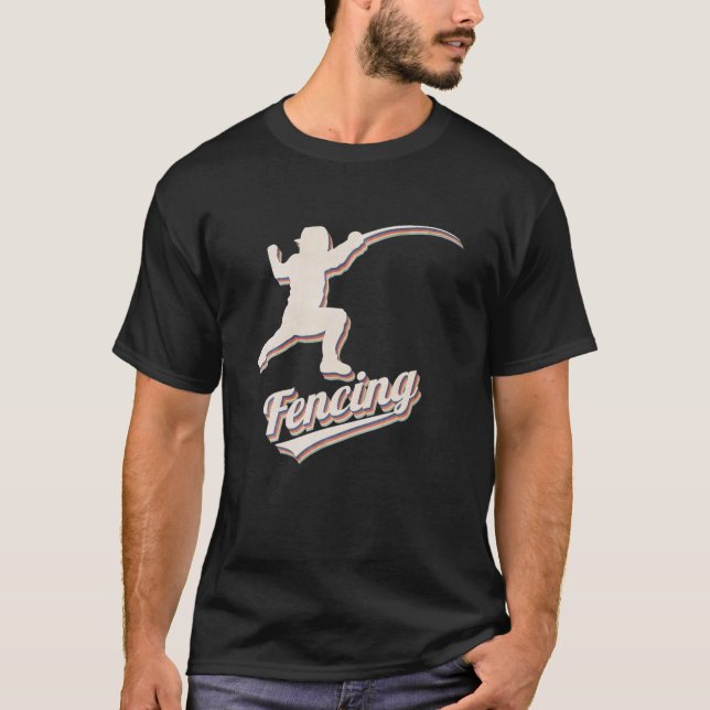 Camiseta Esgrima - Esgrima retro vintage (Anverso)