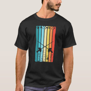 Camiseta Esgrima Espadas Retro Sables Esgrimista
