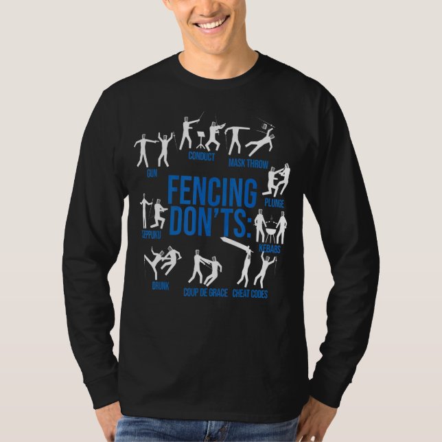 Camiseta Esgrima No Es Esgrima Esgrimista (Anverso)