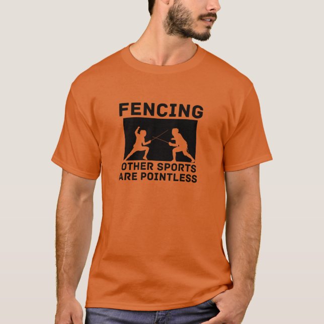 Camiseta Esgrima Otros Deportes: Saber De Esgrima Sin Prece (Anverso)