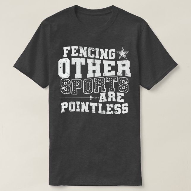 Camiseta Esgrima otros deportes sin sentido (Diseño del anverso)