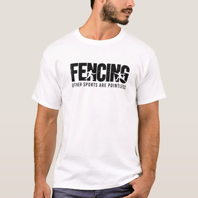 Camiseta Esgrima Otros Deportes Son El Esgrimidor Sin Pisos (Anverso)