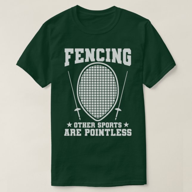 Camiseta Esgrima Otros deportes son la esgrima sin sentido (Diseño del anverso)