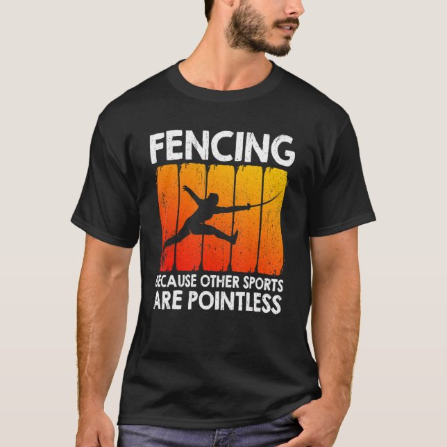 Camiseta Esgrima porque otros deportes no tienen sentido (Anverso)