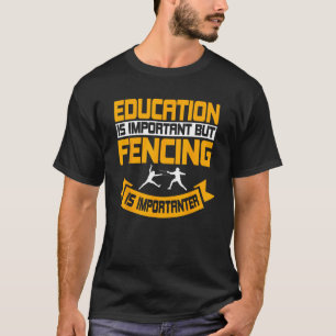 Camiseta Esgrima Relieve metalizado deportivo Epee Saber Es