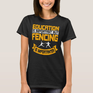 Camiseta Esgrima Relieve metalizado deportivo Epee Saber Es