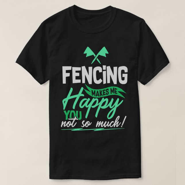 Camiseta Esgrimidor de vallado 1 (Diseño del anverso)