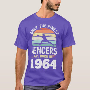 Camiseta Esgrimidores nacidos en 1964 Regalo de esgrima de 