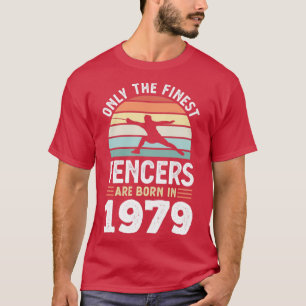 Camiseta Esgrimidores nacidos en 1979 50º regalo de cercado