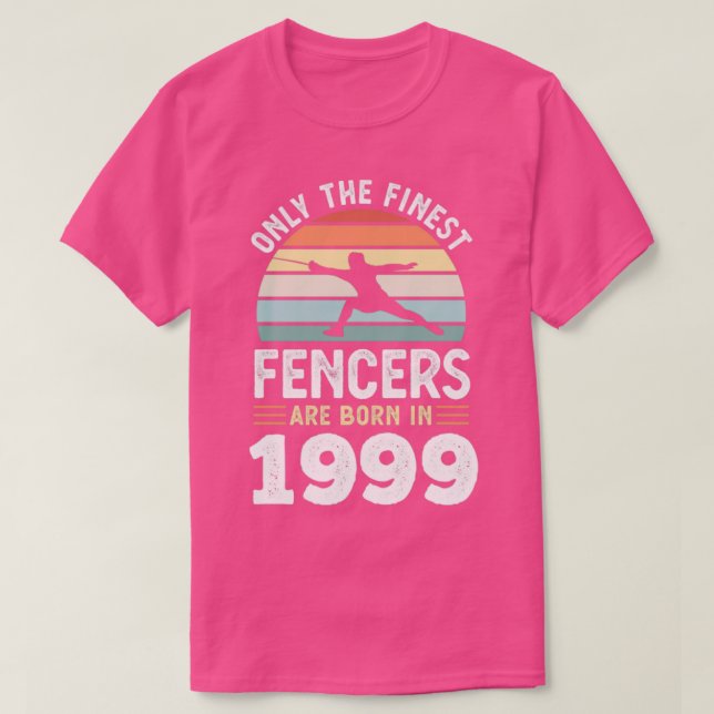 Camiseta Esgrimidores nacidos en 1999: regalo de esgrima po (Diseño del anverso)