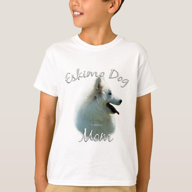 Camiseta Eskimo American Dog Mom 2 (Anverso)