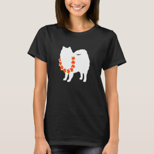 Camiseta Eskimo Americano Aloha Hawaiian Lei Dog