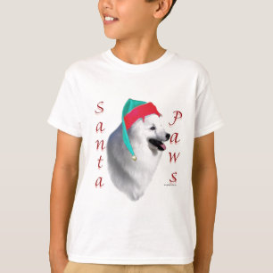 Camiseta Eskimo Dog Santa Paws de Estados Unidos
