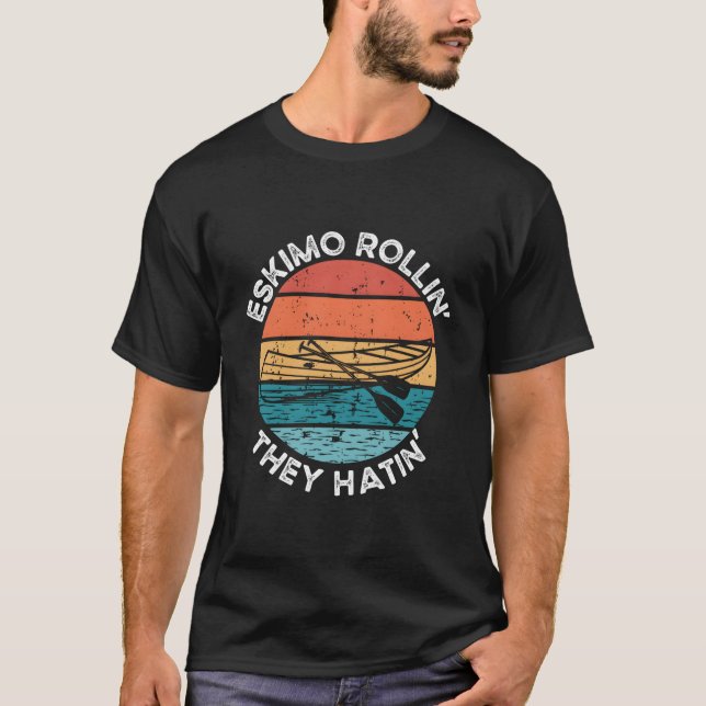 Camiseta Eskimo Rollin' They In' Backprint Canoe (Anverso)