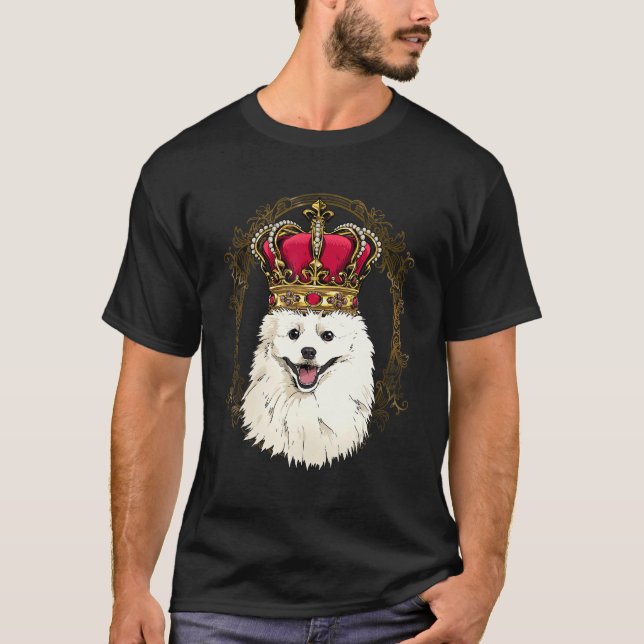 Camiseta Eskimo Spitz King Queen Princess Do (Anverso)