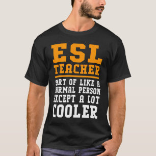 Camiseta ESL Profesora de Definición de Inglés