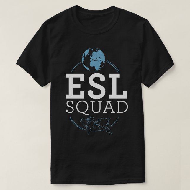 Camiseta ESL Profesora ESOL Maestría multilingüe (Diseño del anverso)