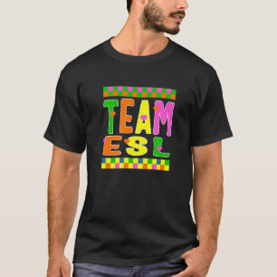 Camiseta ESL Teacher Cottagecore Team ESL