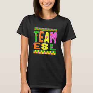 Camiseta ESL Teacher Cottagecore Team ESL