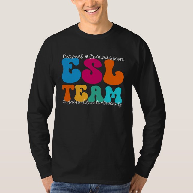 Camiseta ESL Team Appreciation Week Back to School (Anverso)