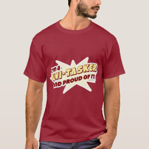 Camiseta Eslogan anti multitarea divertido de Unitasker